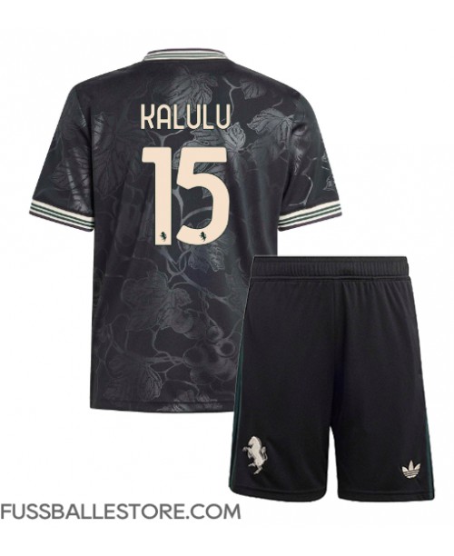 Günstige Juventus Pierre Kalulu #15 3rd trikot Kinder 2025-26 Kurzarm (+ Kurze Hosen) Günstige Juventus Pierre Kalulu #15 3rd trikot Kinder 2025-26 Kurzarm (+ Kurze Hosen)